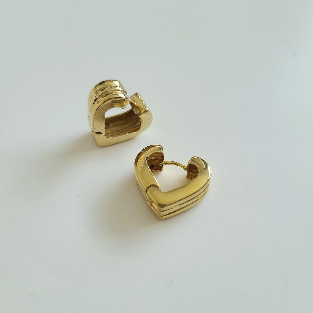 LAVER ラバー　HEART ピアス GOLD（両耳）ハートピアス
