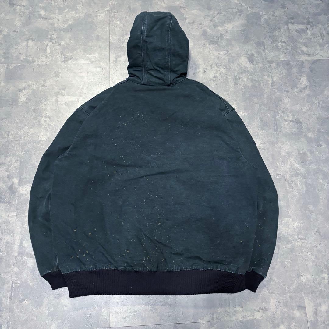 Carhartt アクティブジャケット キルティング ダック地 深緑 2XL