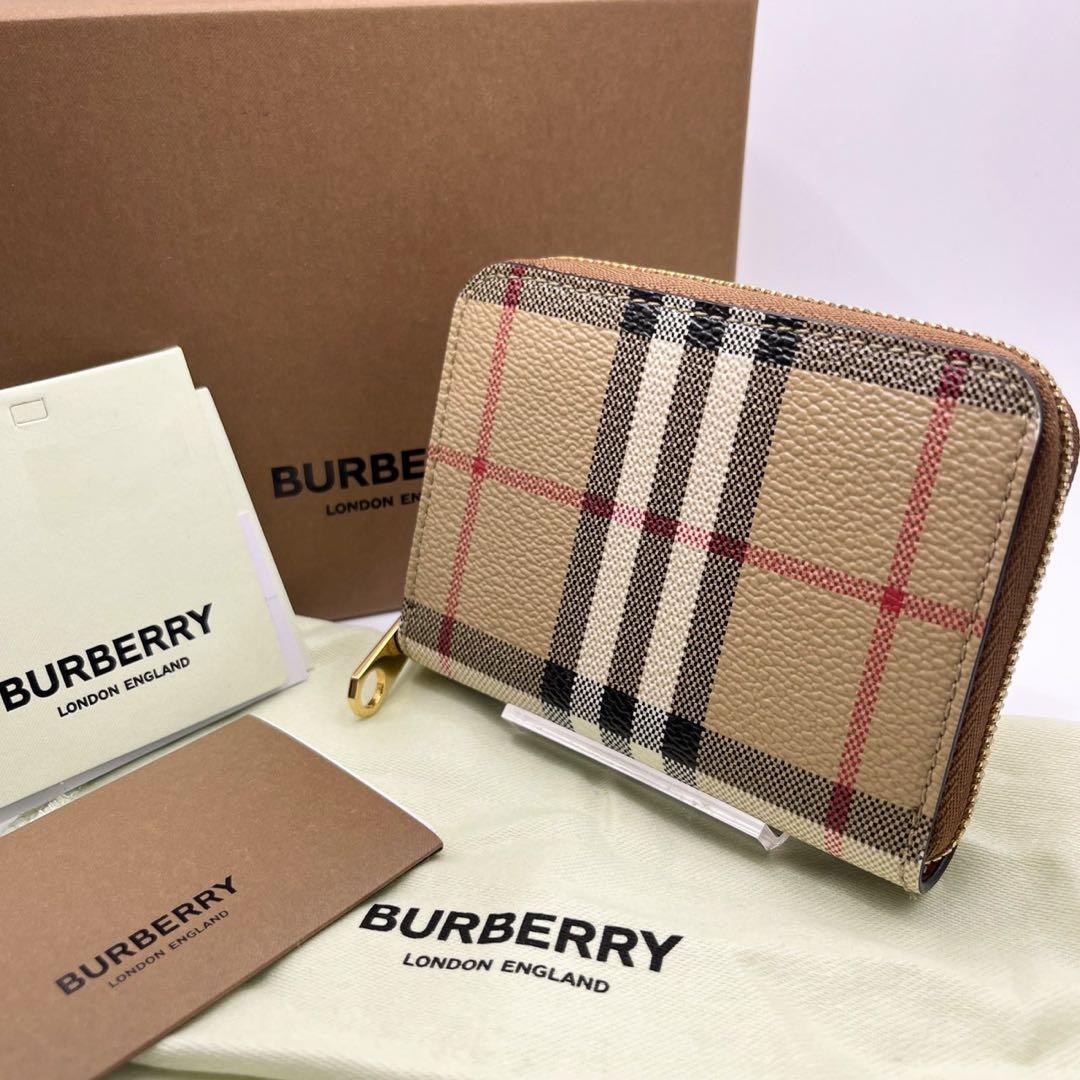 美品✨ バーバリー　ケース　財布 ノバチェック 付属品付き