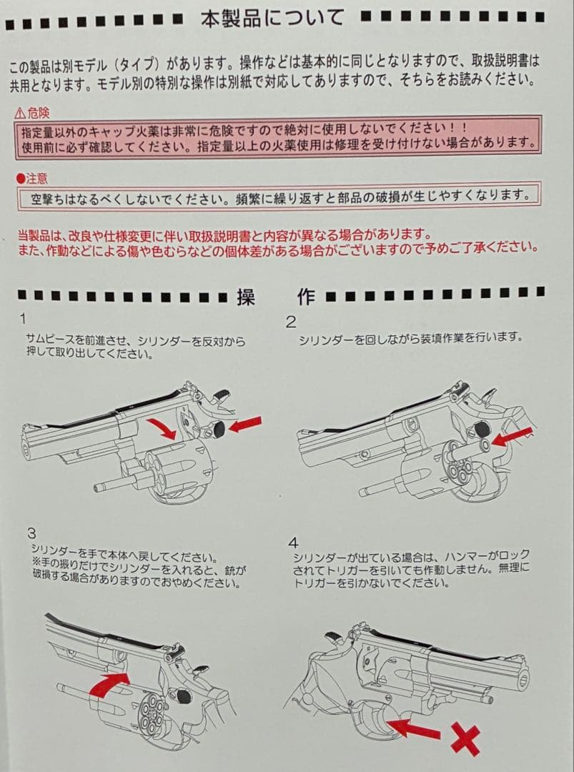 タナカワークスS&W M19 4インチ コンバットマグナム HW Ver.3