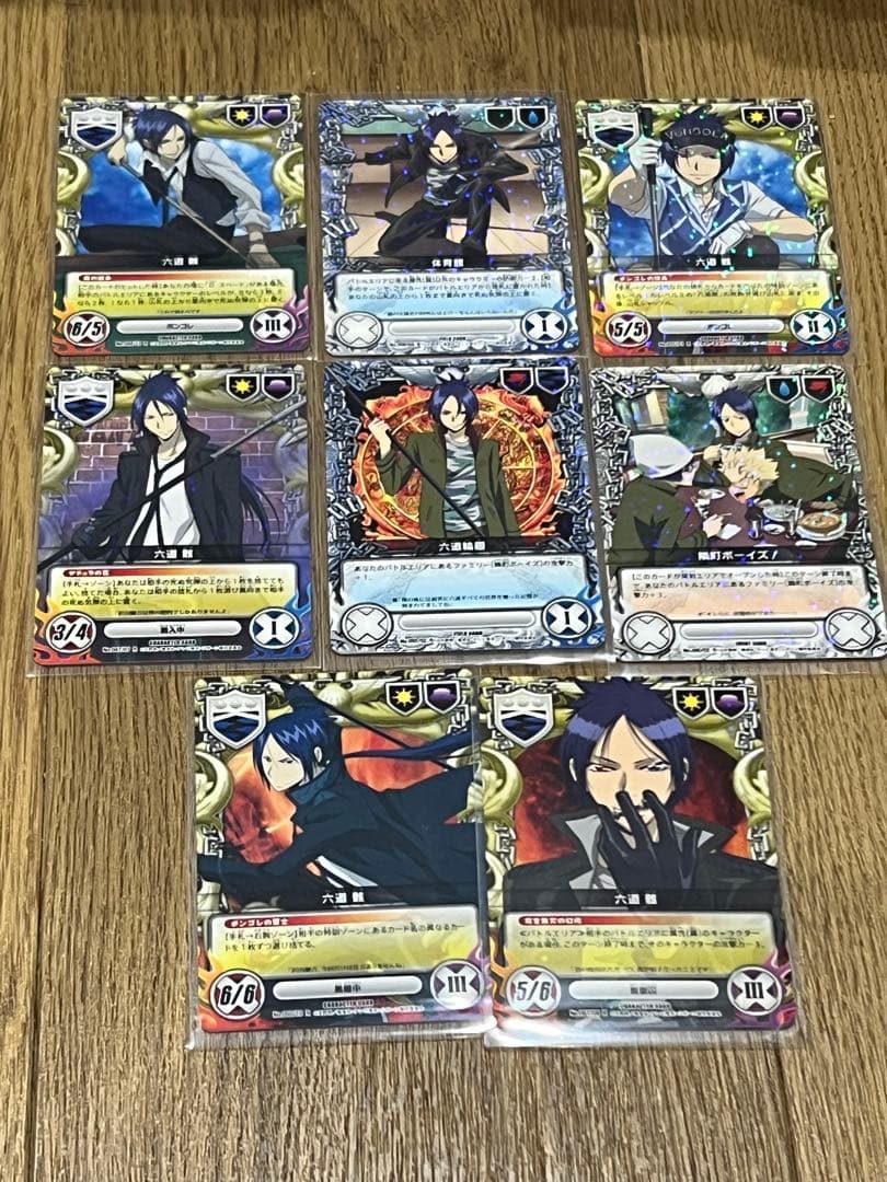 家庭教師ヒットマンREBORN! CCG 六道骸１６枚セット　サイン入り含む