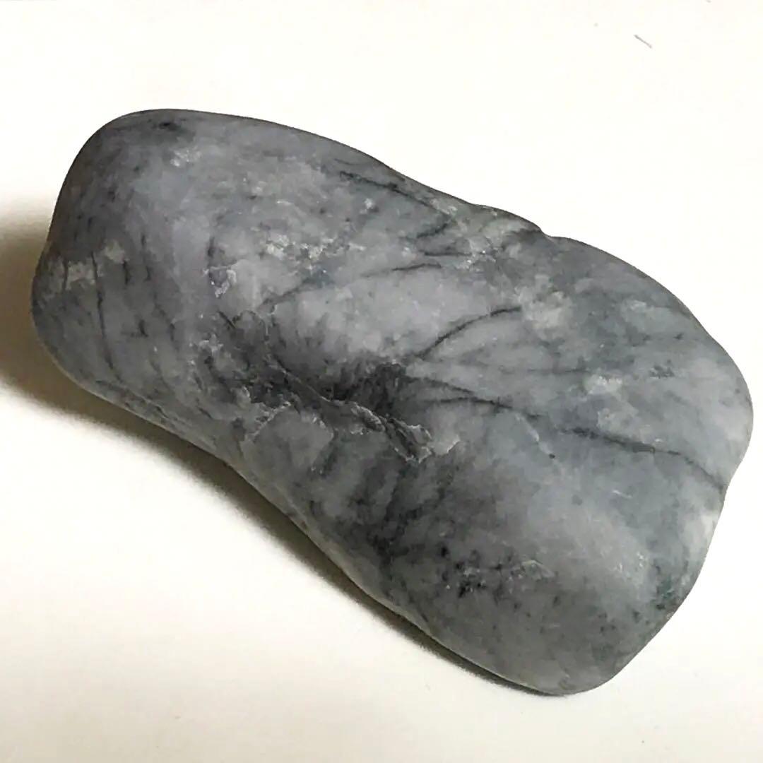 糸魚川翡翠　灰地＋糸巻き＋青　270g