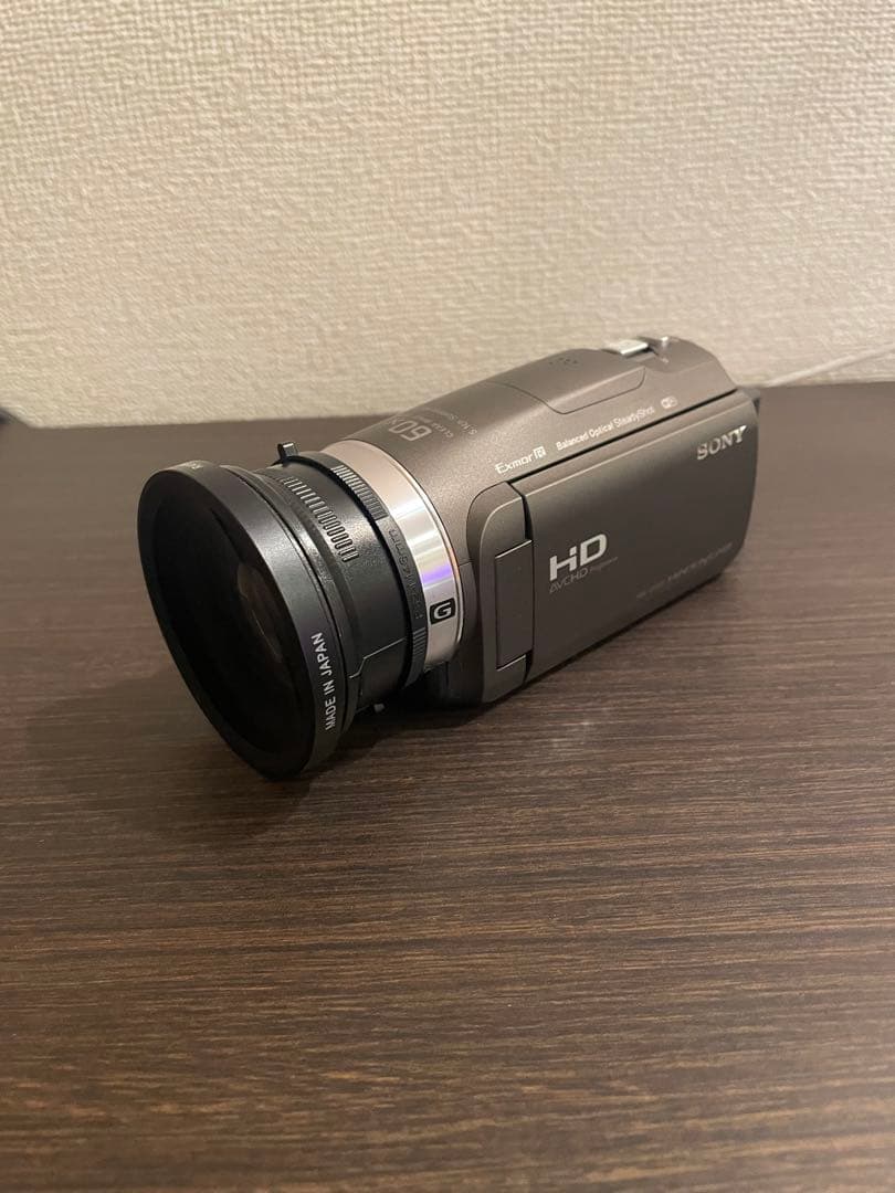 SONY HDR-CX680 ブラウン　ビデオカメラ ＋ワイコン