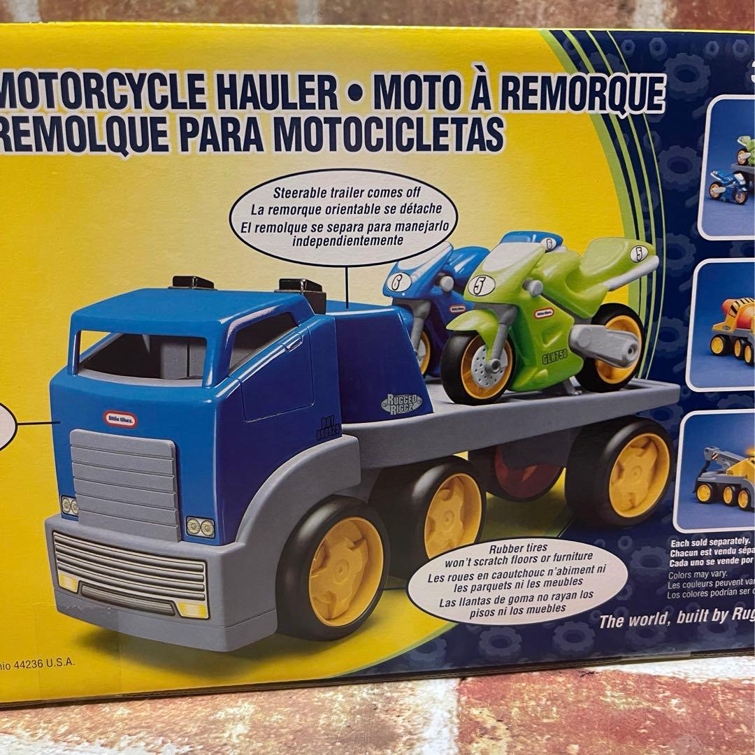 リトルタイクスRUGGED RIGGZ モーターサイクル運搬車&バイク２台セット