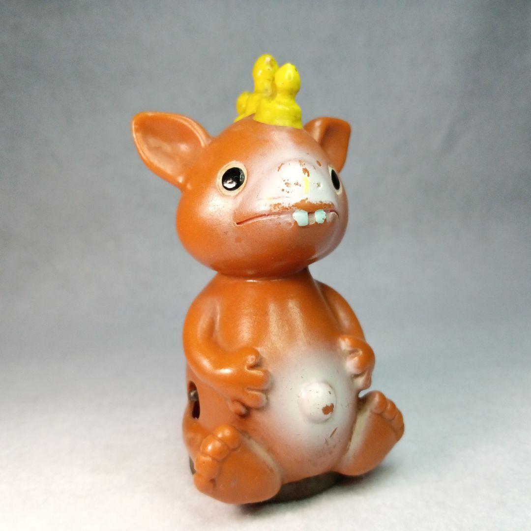 マルサン 快獣ブースカ 丸美屋 あじかつを ノベルティ版 ゼンマイ 怪獣 ソフビ