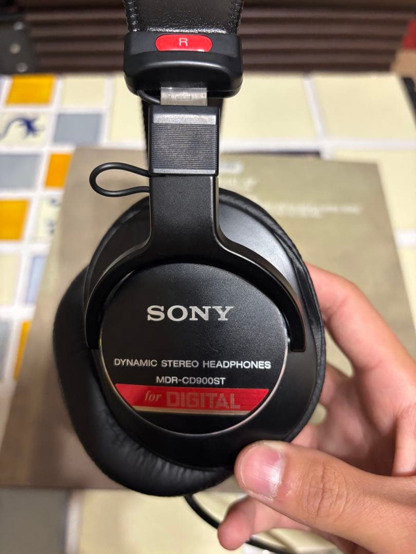 SONY ヘッドフォン MDR-CD900ST 赤帯