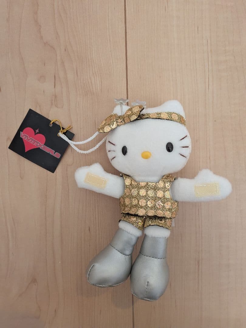 激レア★キティ＆ミミィ ぬいぐるみ ゴールド シルバーセット