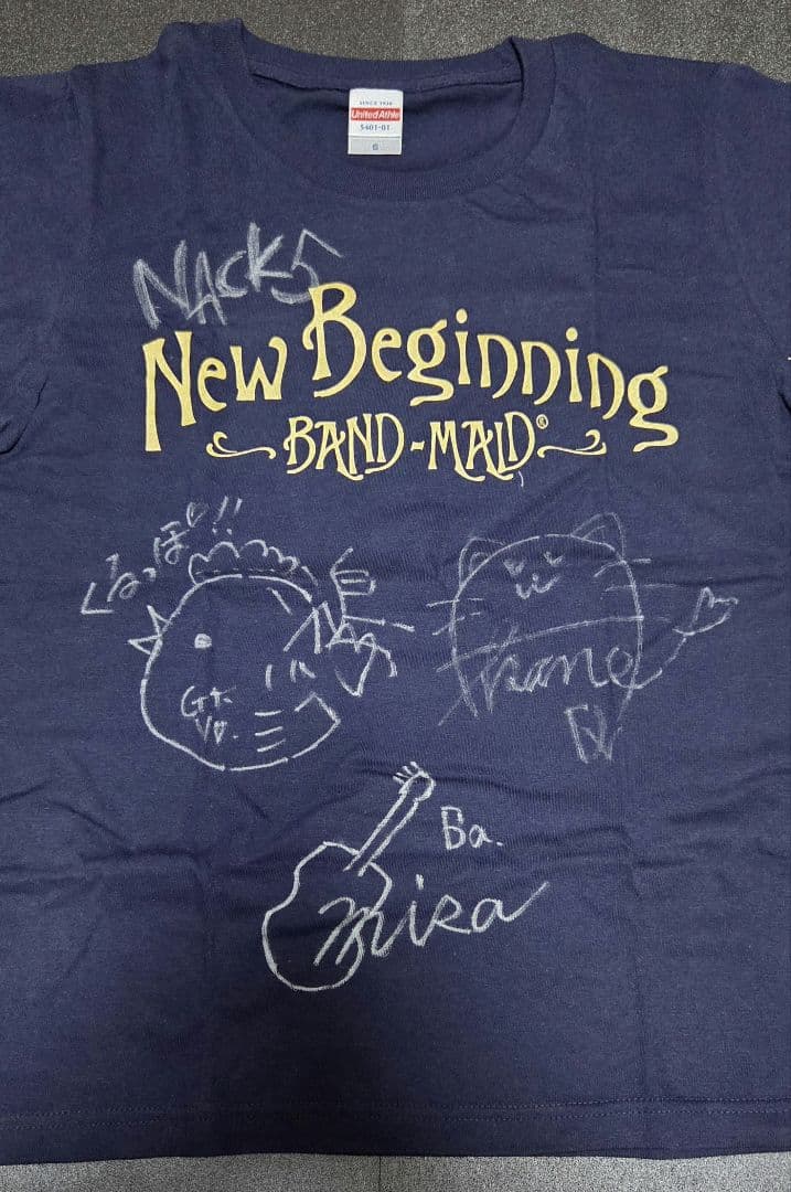 2015年 BAND-MAID 【New-Beginning】 直筆サイン入T