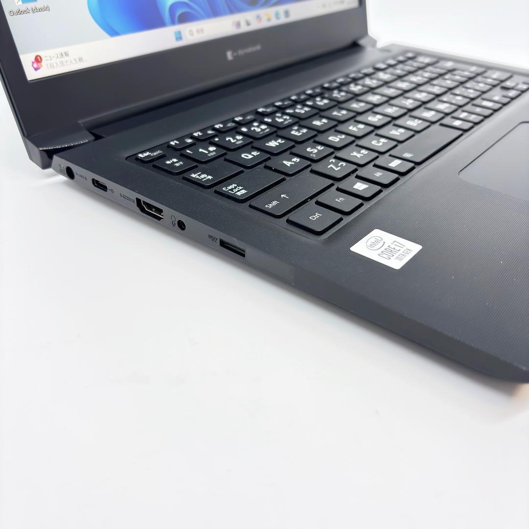東芝　ノートパソコン Corei7 オフィス SSD Windows11