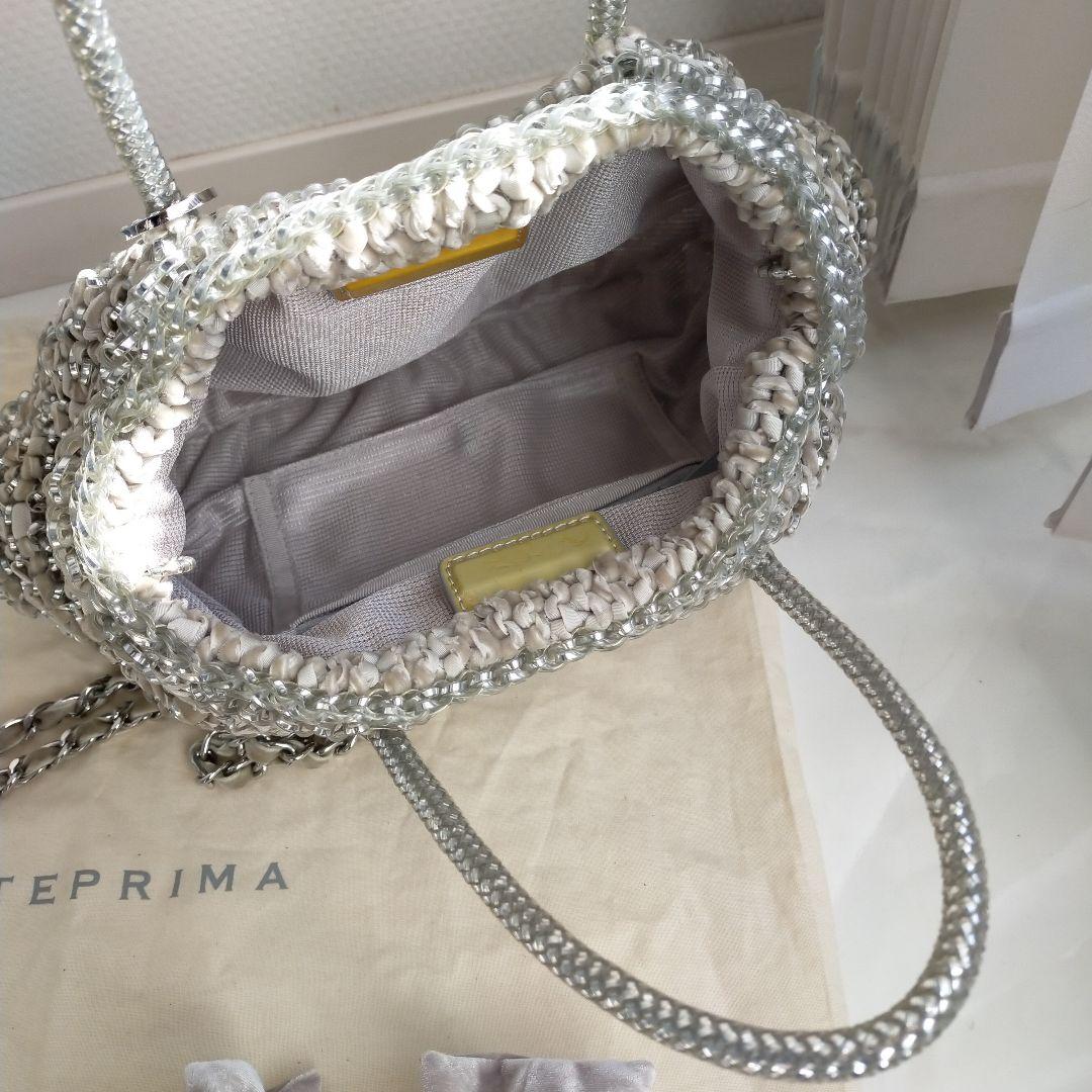 アンテプリマ　2wayショルダーバッグ　リボン付きハンドバッグ　美品✨️