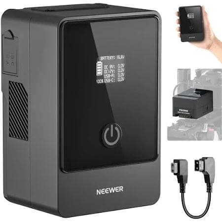 NEEWER PS099E 6800mAh ミニ Vマウントバッテリー