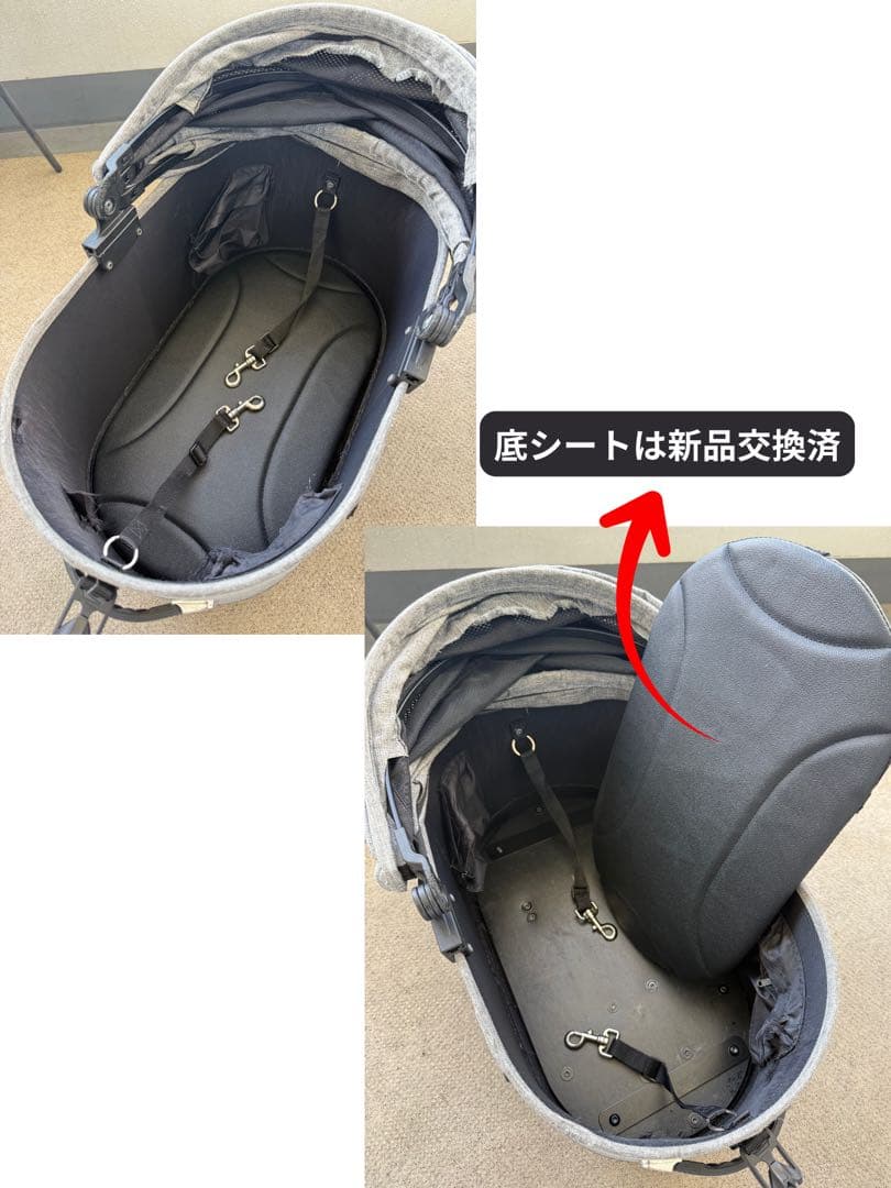 【送料込】エアバギー DOME3 レギュラー アースグレー Airbuggy