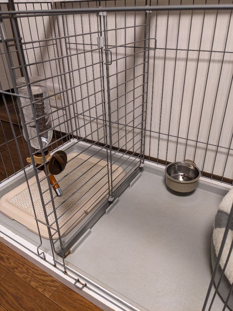 【犬用ケージ☆屋根付き】 ペティオドックルームサークルワイド☆トイレスペース分離