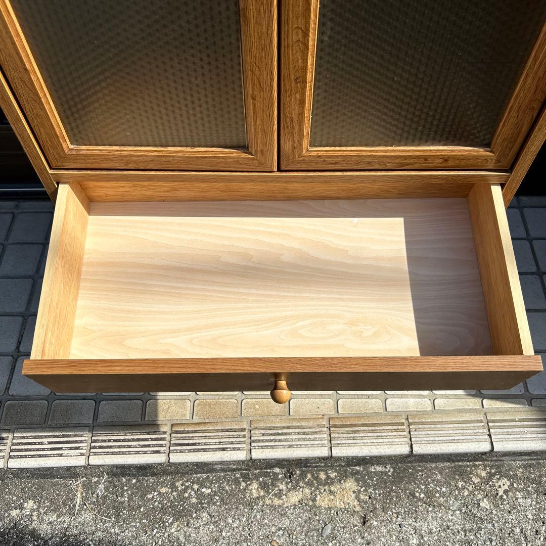 【昭和レトロ・アンティーク】食器棚　カップボード　キャビネット　飾り棚