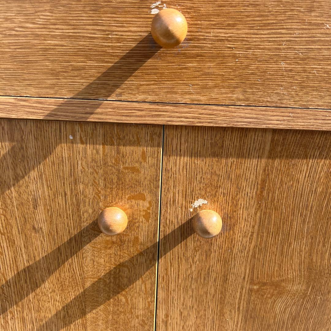 【昭和レトロ・アンティーク】食器棚　カップボード　キャビネット　飾り棚