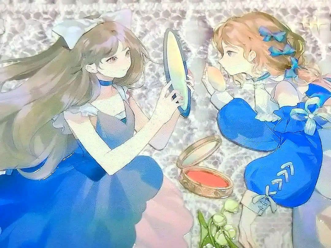 のこり２✩J518＃星月幻想指南(虹光)切り売り海外人物マステ女の子