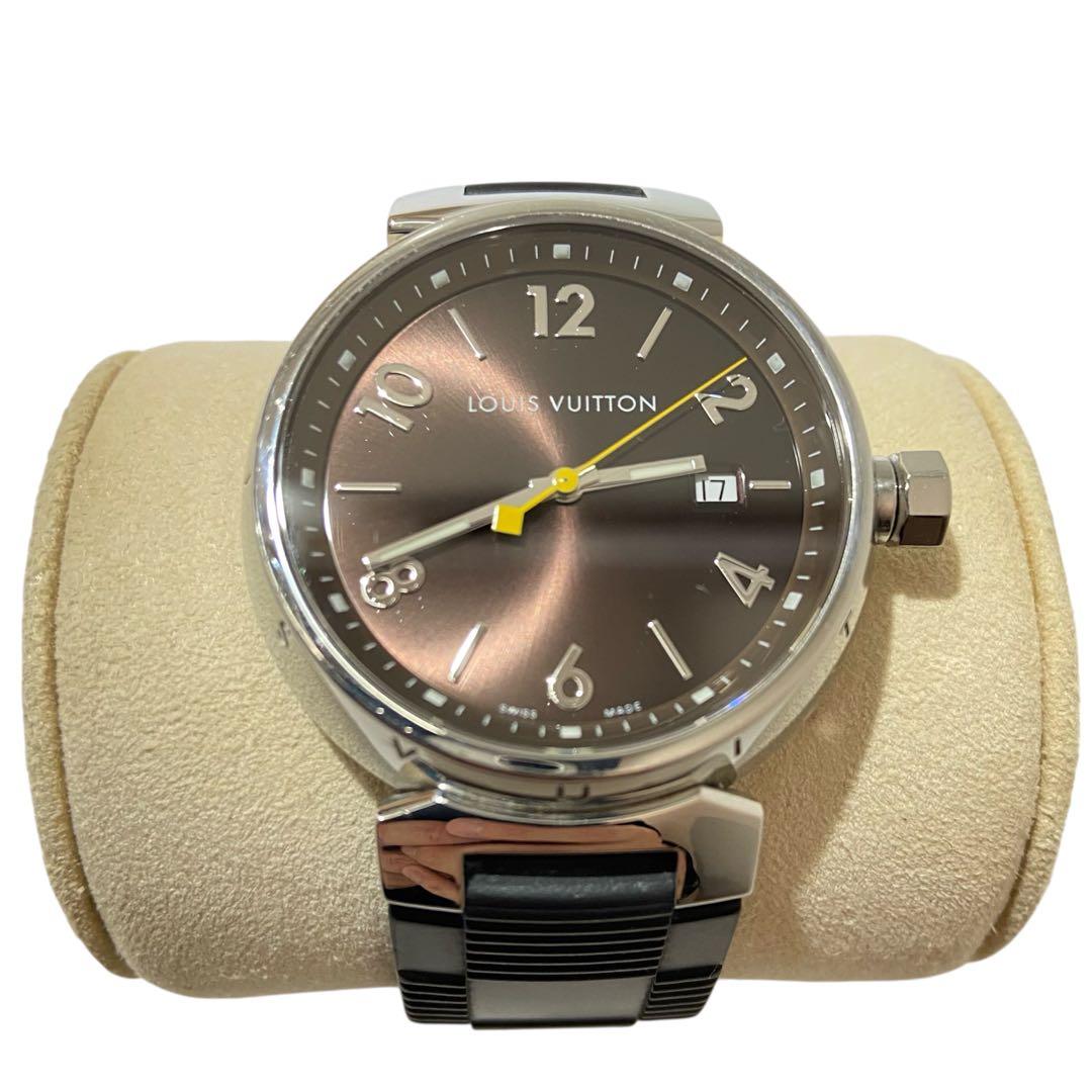 【新品革ベルト付き】LOUIS VUITTONタンブール Q1111 クオーツ