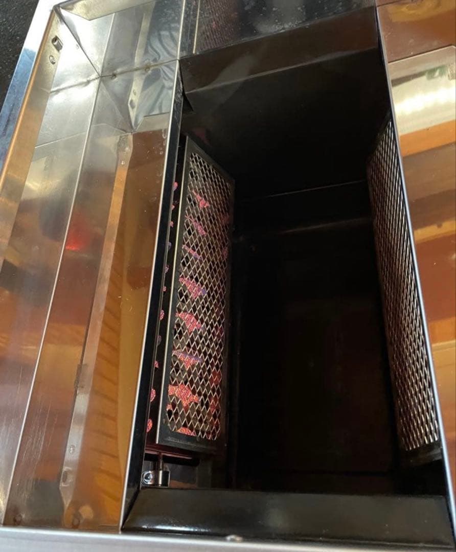 BBQ ヘルシーロースター　ノンダクト　無煙　無臭　ステンレス焼き台付き　業務用