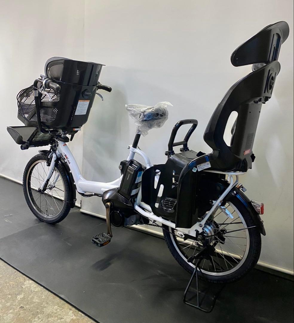 1年保証　ヤマハ　パスキッス　20インチ　子供乗せ　3人乗り 電動アシスト自転車