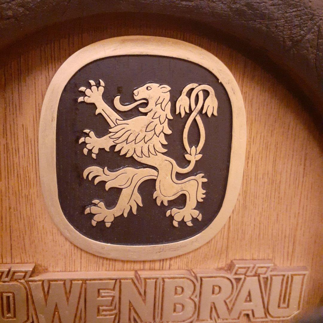 LÖWENBRÄU　レーベンブロイ　看板　ビール　インテリア　アンティーク