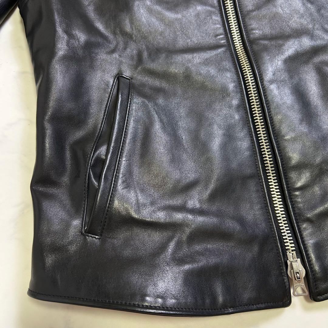 ジャケット・アウター NO,NO,YES! LEATHER JACKET HORSE-HIDE BLK