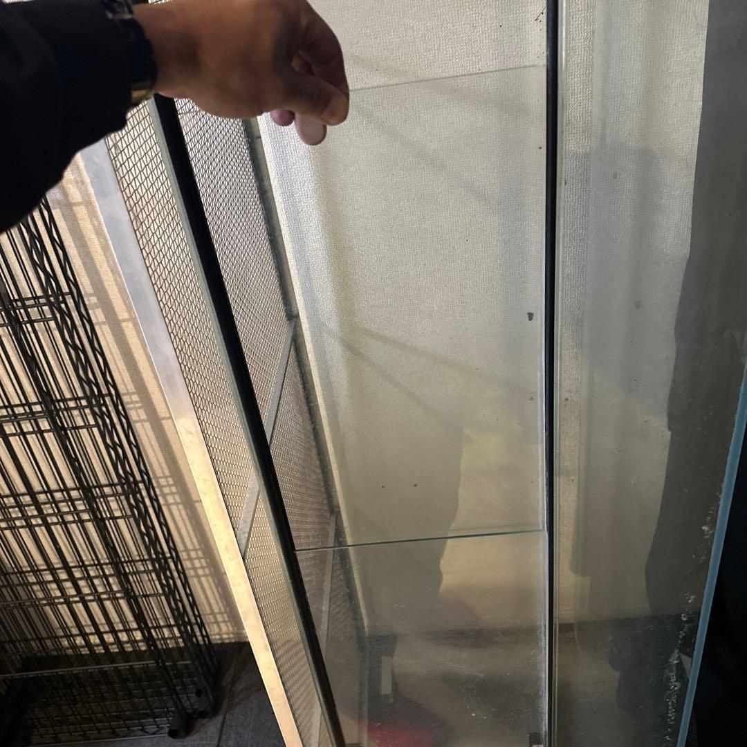 幅1600 奥行500 高さ450 ガラスケージ