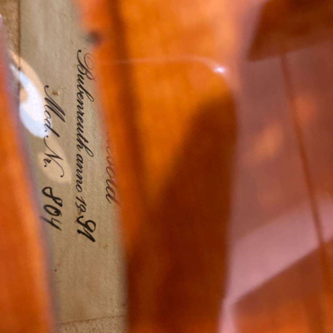 【銘器】R.Paesold No.804 バイオリン 4/4 1991年