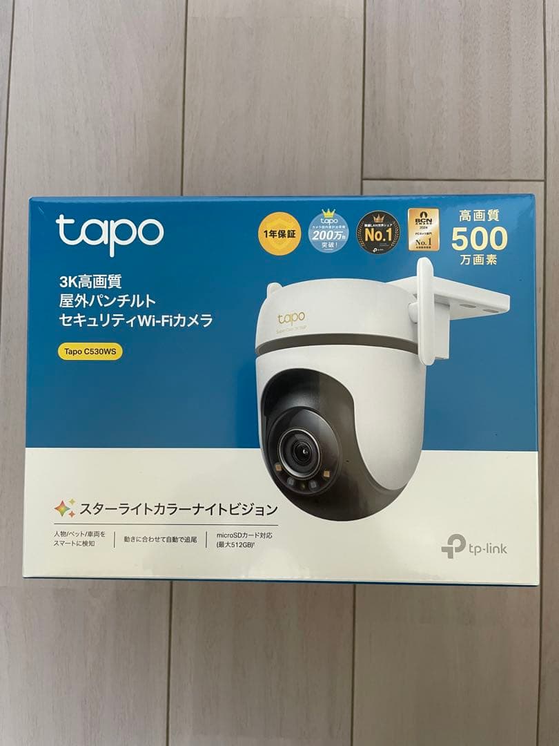 Tapo C530WS 3K高画質 500万画素 屋外用 Wi-Fiカメラ①