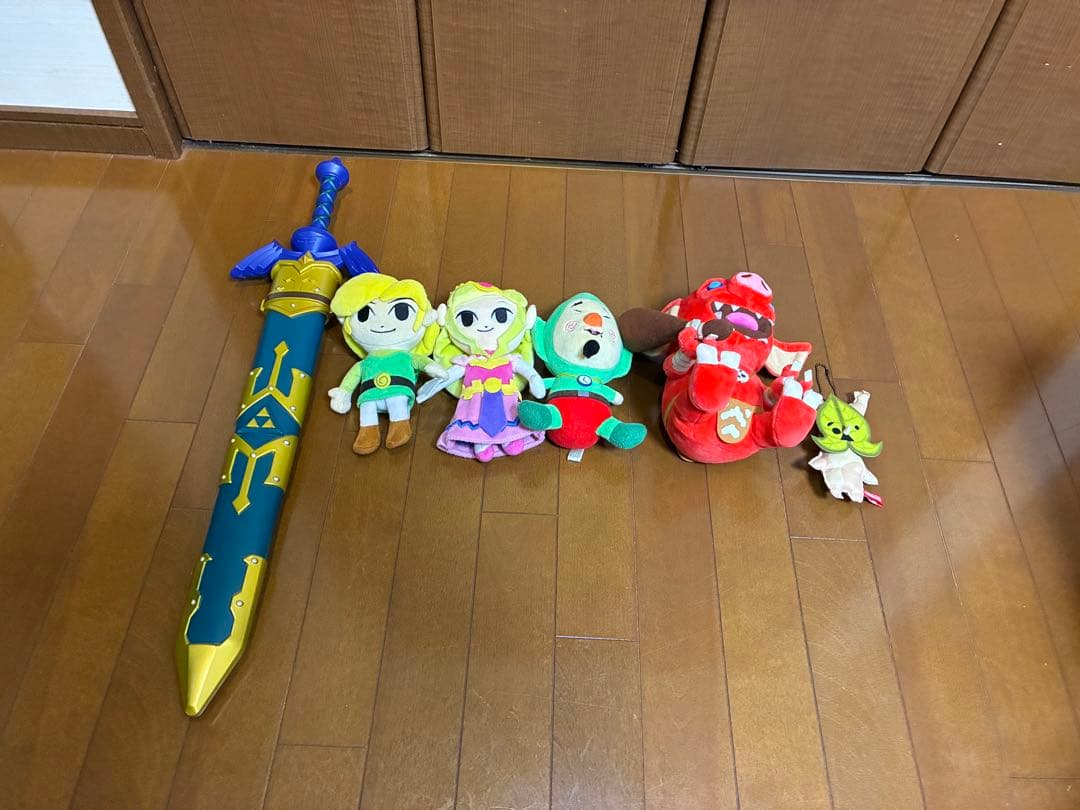 ゼルダの伝説 ぬいぐるみセット　マスターソード