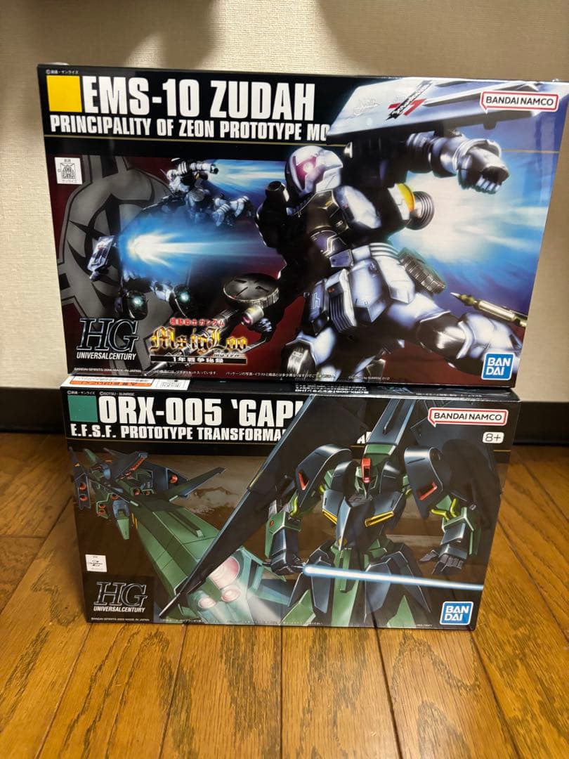 1/144 HGギャプラン+　HGヅダ　新品未組み立て2個セット