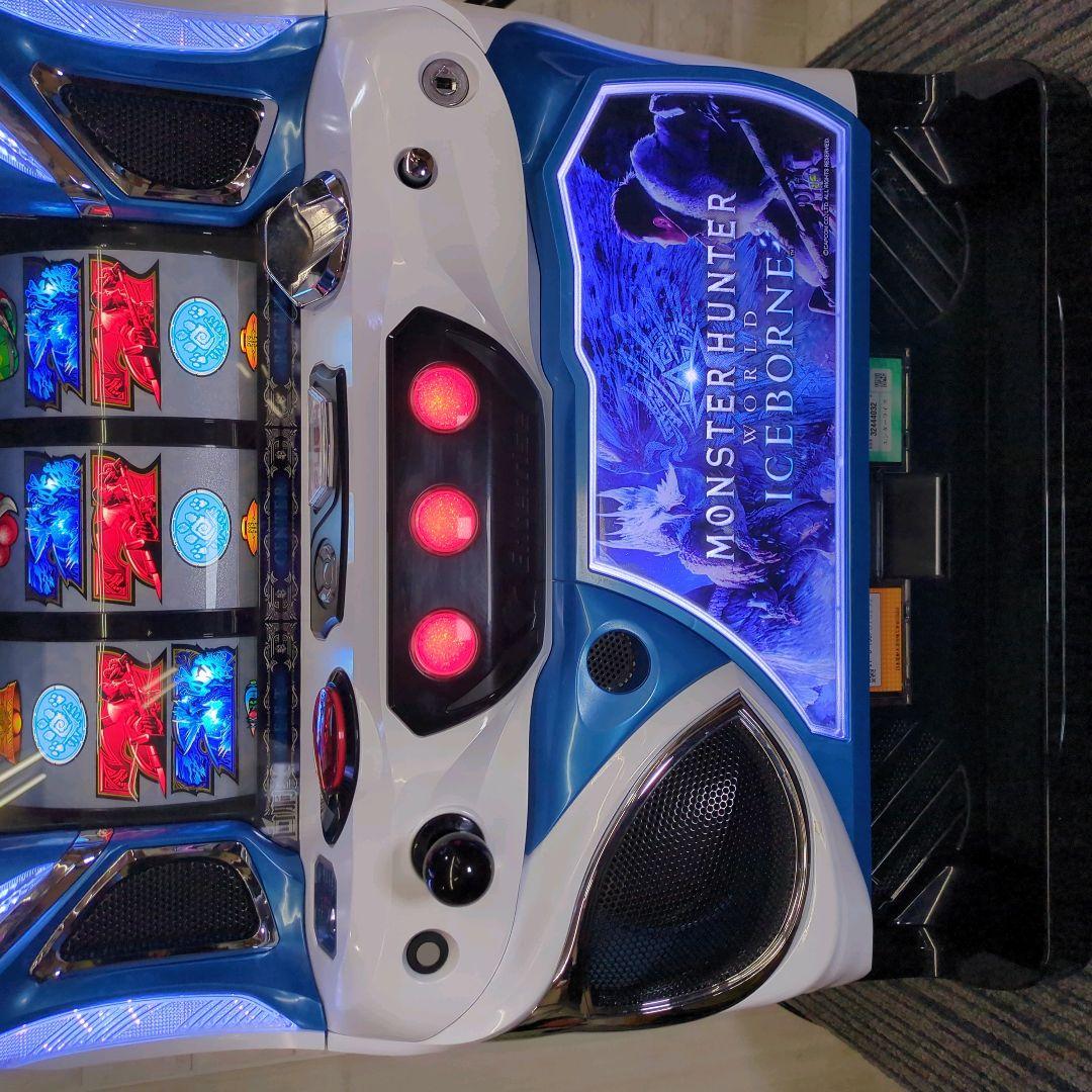 パチスロ実機　モンスターハンターアイスボーン　不要機付　送料無料