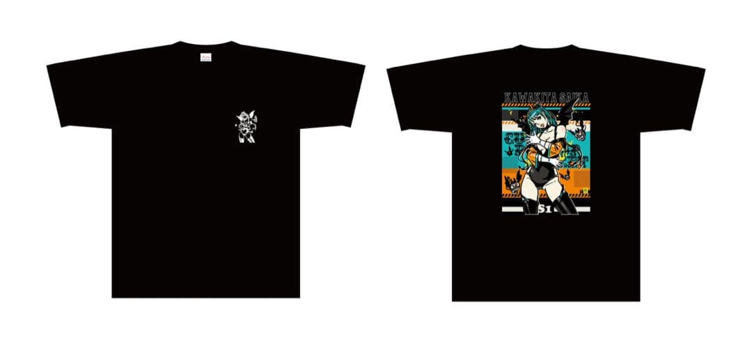 河北彩伽　Tシャツ　【KENTOO × 河北彩伽】　コラボ