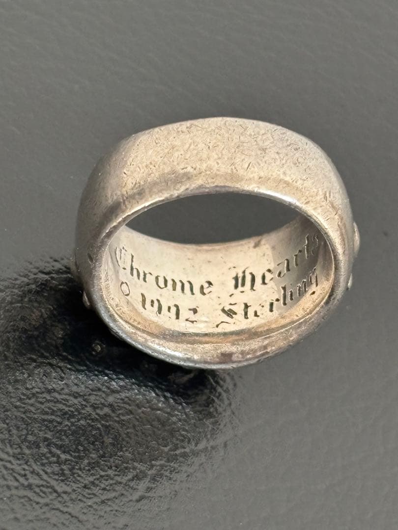 クロムハーツ　フローラルクロスリング　18号