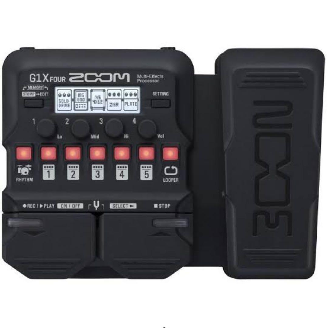Zoom G1X four ギターマルチエフェクター！