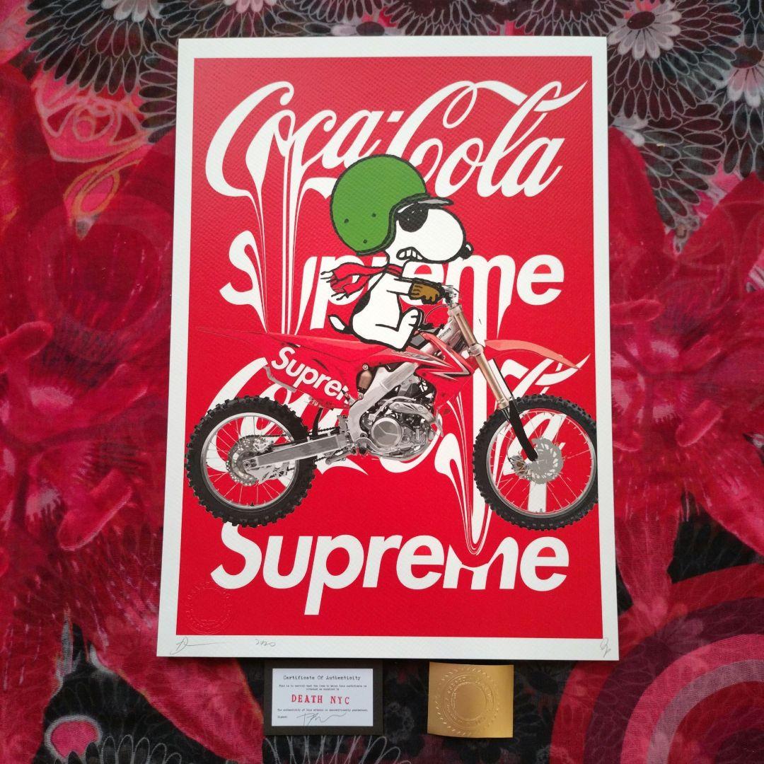 death nyc 世界限定100枚　スヌーピー　コカ・コーラ　Supreme