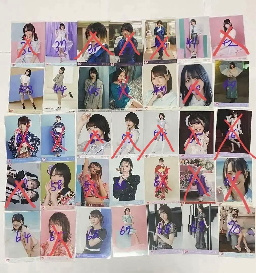 【バラ売り可】野口衣織 生写真 ミニフォト まとめ売り