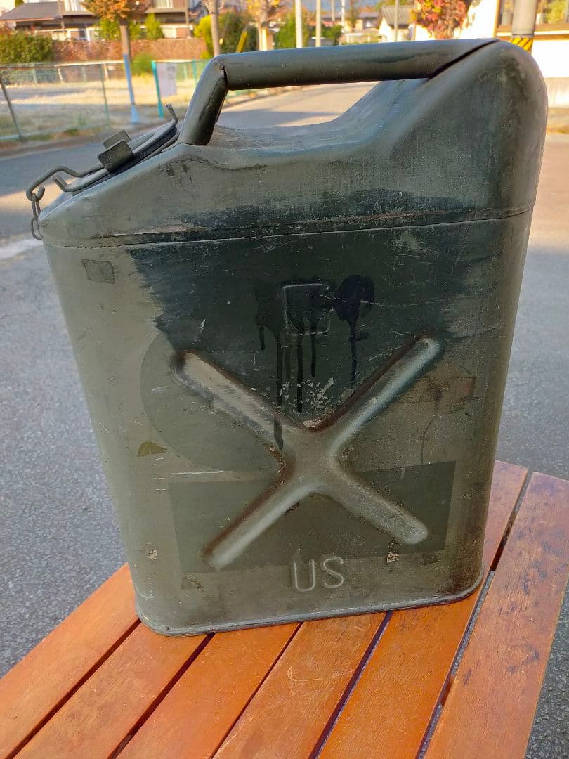 ヴィンテージ USガソリン携行缶 持運びタンク