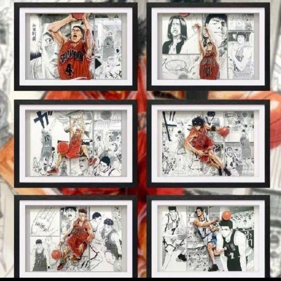 スラムダンク3D絵画8個セット