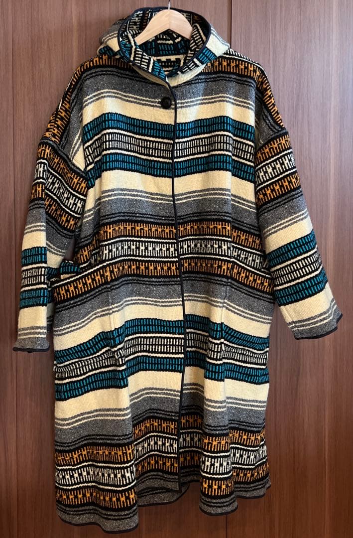 ナイジェルケーボン ブランケット コート フーデッドガウンコート