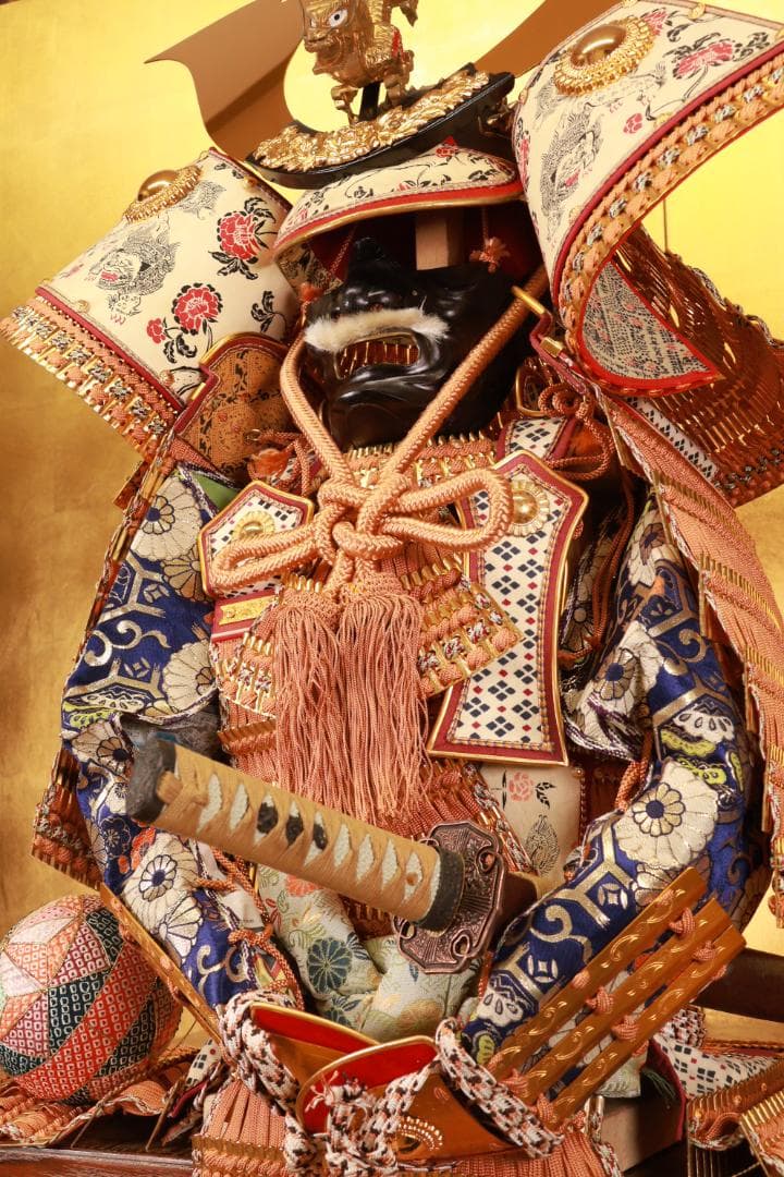 鎧師　大野龍玉作　伝統工芸品　源氏大鎧　着用鎧　節句　五月 BJ169