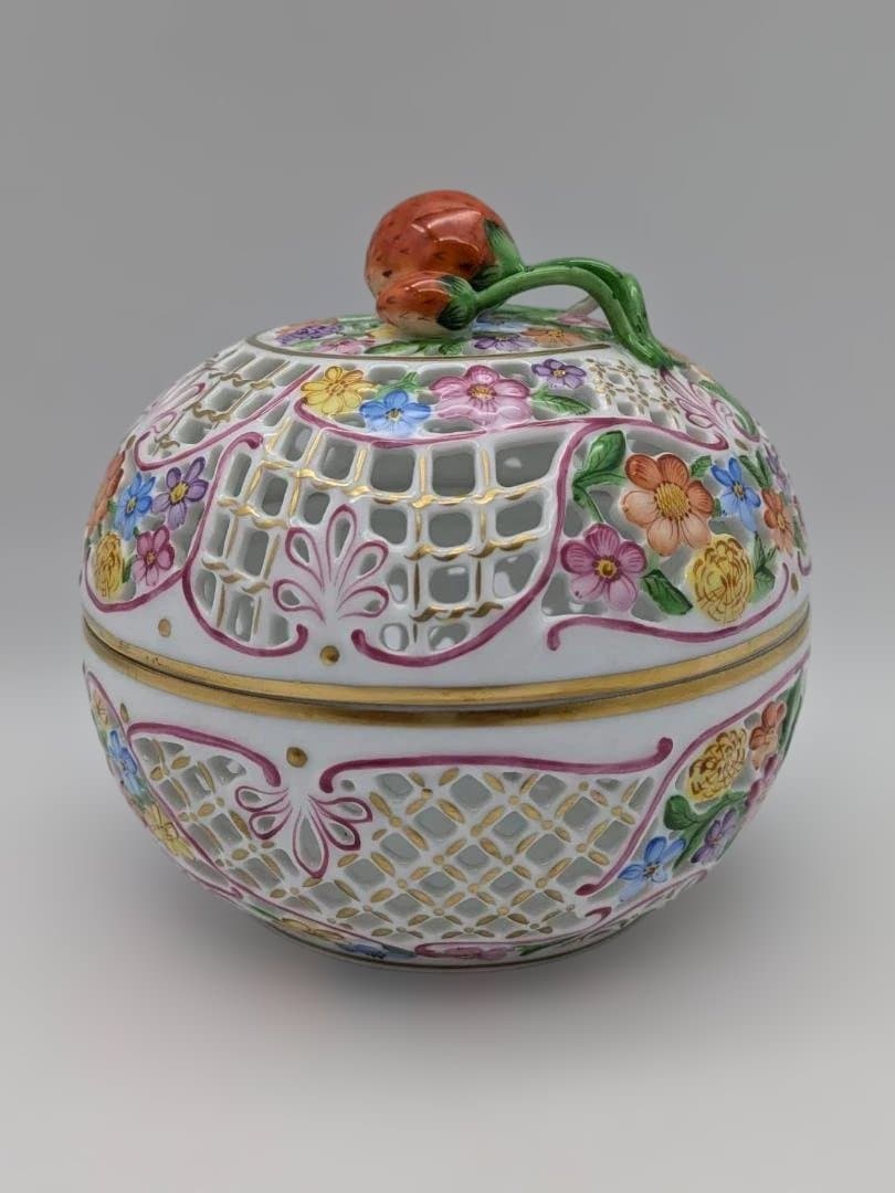 #15291　美品 ヘレンド ファンタジー シリーズ ボンボニエール