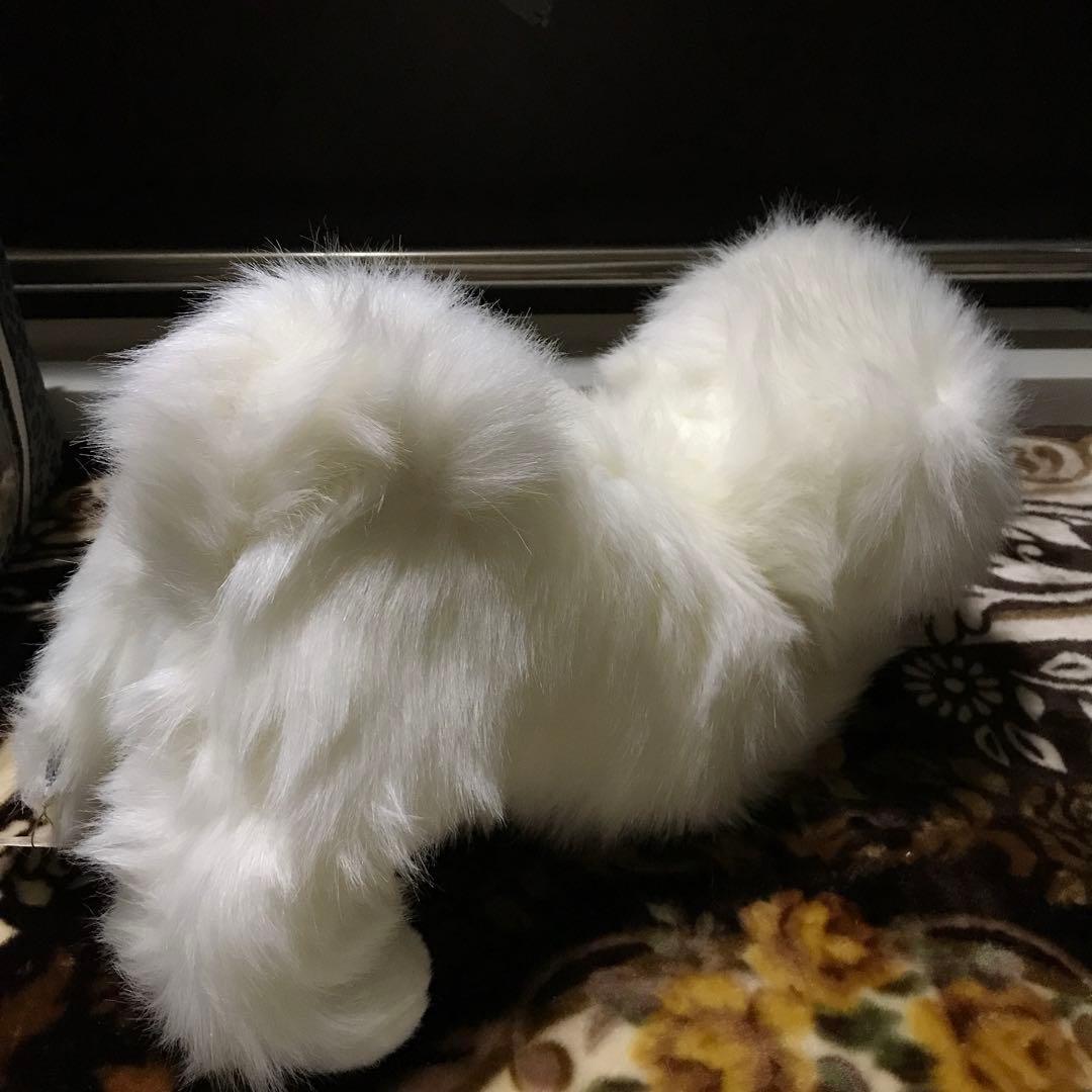 ぬいぐるみ　犬　マルチーズ　ファースト社　タグ付き　美品❣️