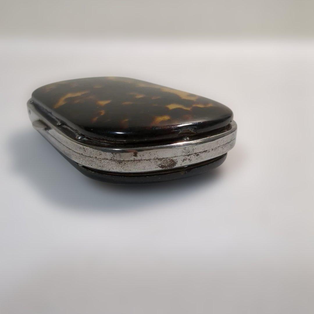 本鼈甲 小銭入れ ヴィンテージ 古美術