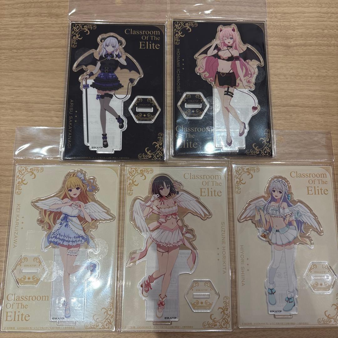 ようこそ実力至上主義の教室へ 天使＆悪魔 アクリルスタンド 5点セット