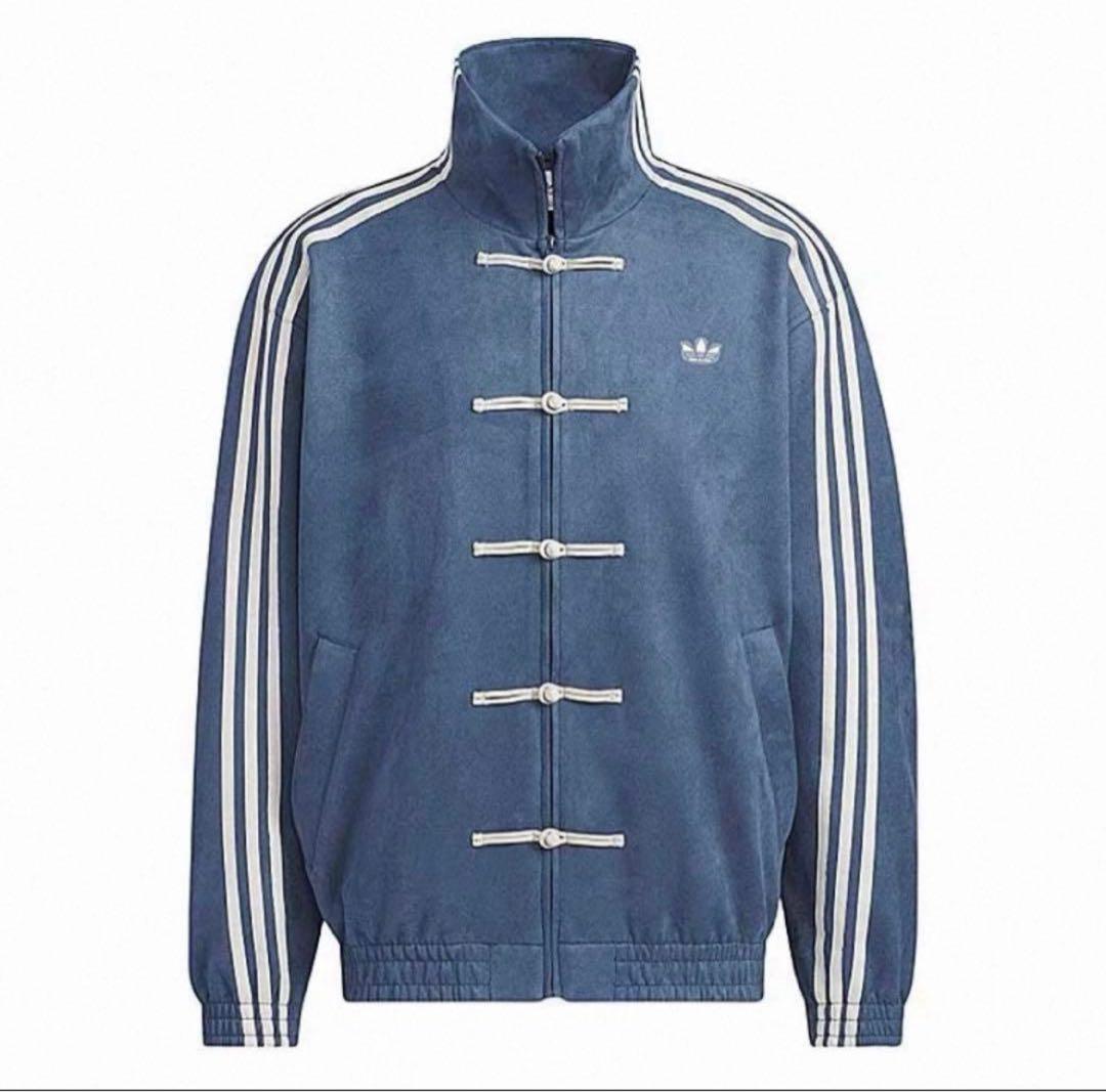 きょー ！adidas ブルー ジャケットXL