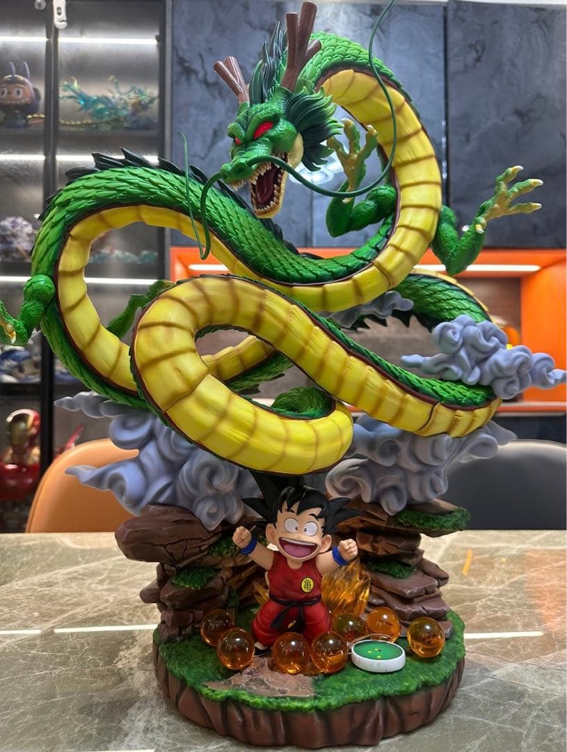 ドラゴンボール 孫悟空 神龍 フィギュア ガレージキット 特典付