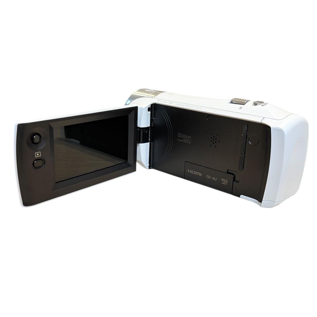 極美品　Sony HDR-CX470 ホワイト ビデオカメラ