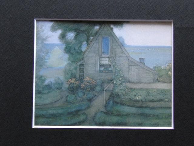 ピート・モンドリアン、『アプカウドの小屋』、希少な画集より