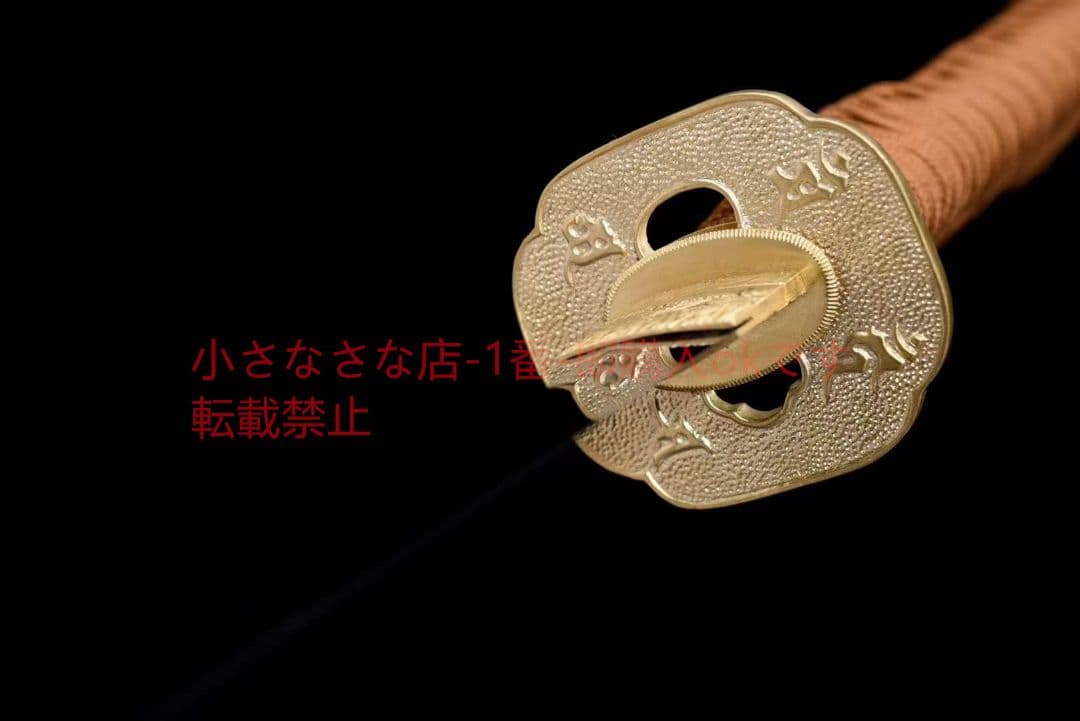 T10焼刃超鏡面銅装侍刀『顔如玉』 古兵器 武具 刀装具 日本刀 模造刀 居合刀