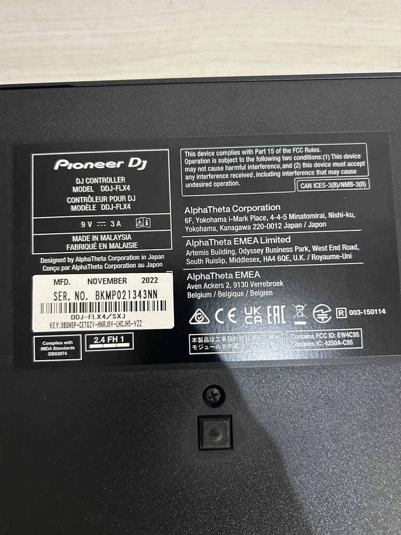 【美品】Pioneer DJ DDJ-FLX4 DJコントローラー